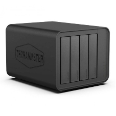 Сетевое хранилище TerraMaster D4-320 DAS tower/JBOD,RAID0,1/up to 4 SATA(3,5' or 2,5')/1xUSB3.1 Type-C gen2/1xPS/1YW