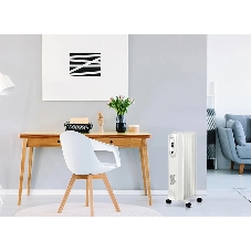 Обогреватель масляный Ballu Comfort BOH/CM-11WDN (11 секций) белый, 2200 Вт, 27 м2, термостат