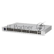 Коммутатор Ubiquiti UniFi Switch Pro 48, 48×1 Гбит/с + 4×10 Гбит/с SFP+ Uplink, управляемый
