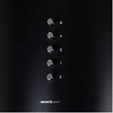 Вытяжка островная HOMSair FLY 1000PH черный, 38 см, 1000 куб. м/ч, 52 дБ