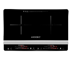 Плитка электрическая индукционного типа с двумя конфорками Endever Skyline IP-66, черный, мощность 1800 Вт+1300 Вт, диаметр посуды 12-26 см, 2 шт/уп