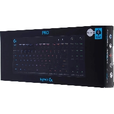 Клавиатура Logitech Gaming PRO проводная, USB Type-A, чёрный