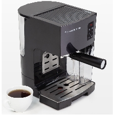 Кофеварка рожковая Zigmund & Shtain ZCM-889 черный, исп. кофе - молотый, 1.4 л, 1500 Вт. 20 бар