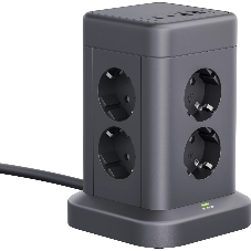 Сетевой фильтр Defender ILS 453 (3 м, 8 розеток, 2USB-A, 2USB-C)