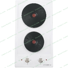 Электрическая варочная панель Maunfeld EEHE.32.4W, конфорок: 2 шт., эмаль, независимая, белый