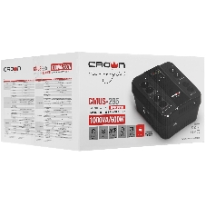 Источник бесперебойного питания Crown CMUS-295 EURO SMART/1000 ВА/600 Вт/8 х CEE 7 (евророзетка)