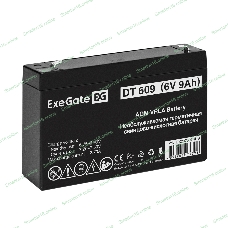 Аккумуляторная батарея ExeGate DT 609 (6V 9Ah, клеммы F2)