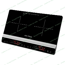 Плитка электрическая индукционного типа с двумя конфорками Endever Skyline IP-66, черный, мощность 1800 Вт+1300 Вт, диаметр посуды 12-26 см, 2 шт/уп