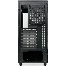 Компьютерный корпус HSPD F510, Panoramic Mid Tower, черный, TG, 0.5 SPCC, 3x120мм ARGb ATX, mATX, mITX 180/280/160мм 1x2.5