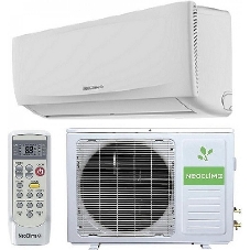 Кондиционер сплит-система Neoclima NS/NU-HAX28R 28000 BTU, 80 м², 37/48 дБ, охлаждение, обогрев, осушение, белый