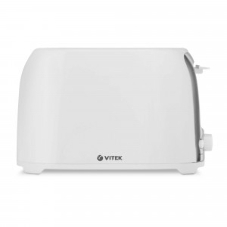 Тостер Vitek VT-1582 W белый (белый, 750 Вт, 2 отделения, механическое управление)