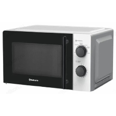 Микроволновая печь Sakura SA-7050W белый, 20 л, 700 Вт, переключатели - поворотный механизм