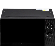 Микроволновая печь General Electronics GE-MS120B черный, 20 л, 700 Вт, переключатели - поворотный механизм