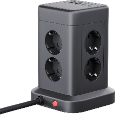 Сетевой фильтр Defender ILS 453 (3 м, 8 розеток, 2USB-A, 2USB-C)