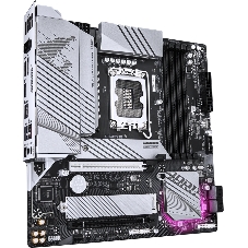 Материнская плата Gigabyte B760M AORUS ELITE WIFI6E GEN5, LGA 1700, Intel B760, 4xDDR5, 4xSATA, 2xM.2, 1xPCIe 5.0 x16, 1xPCIe 4.0 x16, 1xHDMI, 1xDP, 1x2.5Gb LAN, Wi-Fi 6E, Bluetooth 5.3, 1xUSB-C 20Gbps, 1xUSB-A 10Gbps, 3xUSB-A 5Gbps, 4xUSB-A 2.0, 3x3.5 мм + S/PDIF оптический, 7.1, mATX