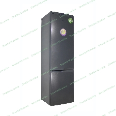 Холодильник DON R-290 G графит зеркальный двухкамерный 209/101л морозилка снизу