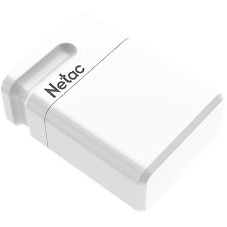 Флешка USB Netac U116 mini (NT03U116N-064G-32WH), 64Gb, USB 3.2, R/W 90/30, белый