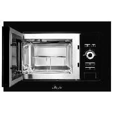 Встраиваемая микроволновая печь Monsher MMH 201 B, 59.3х38.5х31.3 см, мощность микроволновой печи 800-1250 Вт, мощность гриля 1000 Вт, 5 уровней мощности, электронное управление, многофункциональный дисплей, режим Микроволны/Гриль/Комби, автоменю8 программ, блокировка от детей, быстрый пуск, Принадлежности: высокая решетка для гриля, поворотный стол 245 мм, объем 20 л, : черный/стекло