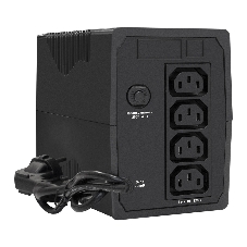 Источник бесперебойного питания ExeGate Power Back BNB-650.LED.AVR.4C13 (650VA/360W, LED, AVR, 4*C13, батарея 12V 7.2Ah, Black)