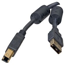 Кабель 5bites UC5010-018A USB2.0, AM/BM, зол.разъемы, ферр.кольца, 1.8м., черный Кабель 5bites UC5010-018A USB2.0, AM/BM, зол.разъемы, ферр.кольца, 1.8м., черный