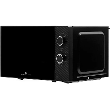Микроволновая печь General Electronics GE-MS120B черный, 20 л, 700 Вт, переключатели - поворотный механизм