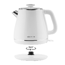 Чайник электрический Galaxy Line GL 0331, белый, пластик, 2200 Вт, 1.8 л