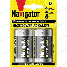 Элемент питания Navigator NBT-NE-LR20-BP2 94755, 1.5 В
