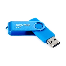 Флешка USB Smartbuy Twist Blue (SB016Gb2TWB), 16Gb, USB 2.0, R/W 15/10, синий