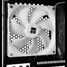 Кулер для корпуса Thermalright TL-C14CW белый (140x140x25mm, 4-pin PWM, 75.8CFM, 26.4dBA, 1500RPM)