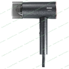 Фен BBK BHD3002 графит, 2000 Вт, ионизация, компактный