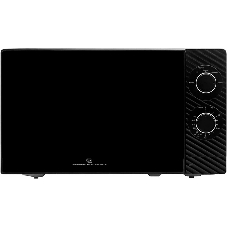 Микроволновая печь General Electronics GE-MS120B черный, 20 л, 700 Вт, переключатели - поворотный механизм