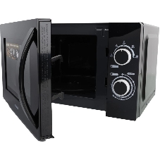 Микроволновая печь Hyundai HYM-M2058 черный, 20 л, 700 Вт, переключатели - поворотный механизм