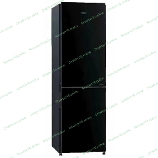 Холодильник Hitachi R-BG410PUC6 GbK черный двухкамерный 215/105л морозилка снизу, No Frost
