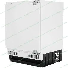 Встраиваемый холодильник Hyundai HBR 0812 белый однокамерный 98/17л морозилка сверху