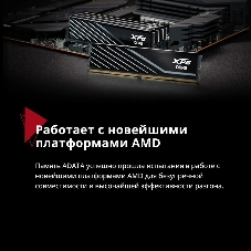Оперативная память XPG Lancer Blade, DDR5, 32GB (2x16GB), 6000MHz, CL34, DIMM, с радиаторами, белый