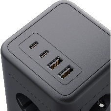 Сетевой фильтр Defender ILS 453 (3 м, 8 розеток, 2USB-A, 2USB-C)