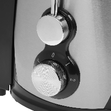 Соковыжималка Kelli KL-5091 чёрный/серебристый, центробежная, 1100 Вт, 1000 мл, механическое
