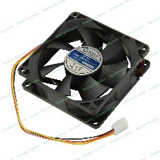 Вентилятор для корпуса 5bites FB8025S-12H3 черный, 80 x 80 мм, 3000 об/мин, 30 дБ, 3 pin