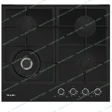 Газовая варочная панель Hotpoint HGS 62F/BK, независимая, черный