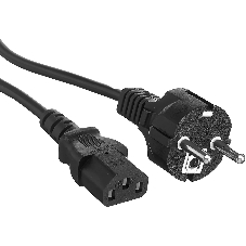 Шнур сетевой Rexant СЕЕ 7/7 (Schuko) – IEC 320 C13 3x1,0мм², длина 0,6м