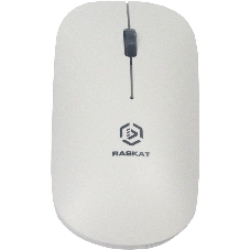 Мышь беспроводная Raskat M003WR белый, 2400 dpi, радиоканал, Bluetooth, USB, кнопки - 3