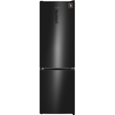 Холодильник Weissgauff WRK 2000 Total NoFrost Inverter Black черный двухкамерный 240/95л морозилка снизу, No Frost
