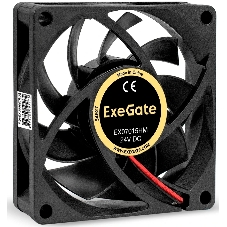 Вентилятор корпусной ExeGate EX07015HM, 70 мм, 2500 об/мин, 23 дБ, Molex, без подсветки