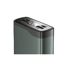 Портативный аккумулятор OLMIO QL-20, 20000mAh, 22.5W, QuickCharge3.0/PowerDelivery, LCD, серый