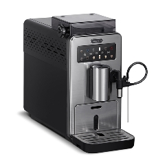 Кофемашина автоматическая BQ CM9003 серебристый/черный, исп. кофе - зерновой, 2 л, 1450 Вт, 15 бар