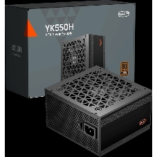 Блок питания ПК Power Supply PCCooler, 550W 80+ Bronze (ATX, ATX 2.52, Non-modular, 1x24(20+4)pin 550мм, 1xCPU(4+4)pin 650мм, 1xPCIe*2 8(6+2)pin 500+120мм, 4xSATA*3+MOLEX4pin*1, Active, 120x120мм, 140x150x86mm, APFC, OVP/UVP/OCP/SCP/OTP/OPP/SPD)