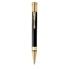 Ручка шариковая Parker Duofold K74 (CW1931386) Black GT, M, черные чернила, подарочная коробка