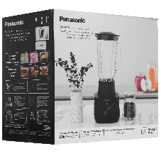 Блендер стационарный Panasonic MX-EG5311KTQ черный, 300 Вт, 2 скорости