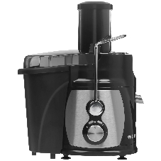 Соковыжималка Kelli KL-5091 чёрный/серебристый, центробежная, 1100 Вт, 1000 мл, механическое