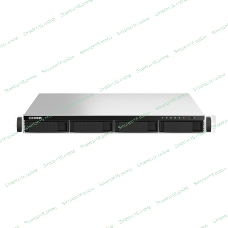Сетевое хранилище SMB QNAP TS-464U-8G NAS 4 HDD trays, rackmount 1U, 1 PSU. 4-core Intel Celeron N5105/N5095 2.0-2.9 GHz, 8 Gb RAM MAX, 2x2.5GbE, 2xUSB 3.2 Gen 2 (10Gbps), 2xUSB 2.0, 1xHDMI, PCIe Gen 3 x2, W/o rail kit RAIL-B02